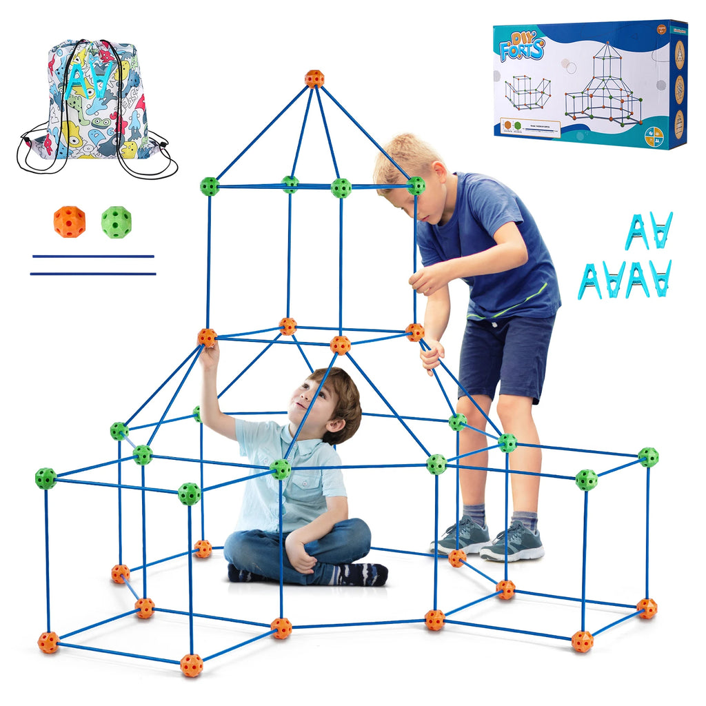 🏰 SucceBuy Fort Building Kit for Kids – 120 PCS