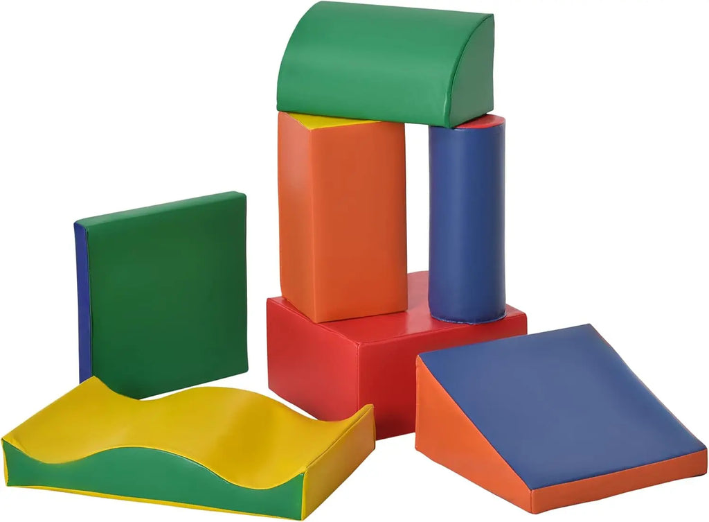 7 Piece PU Leather Soft Play