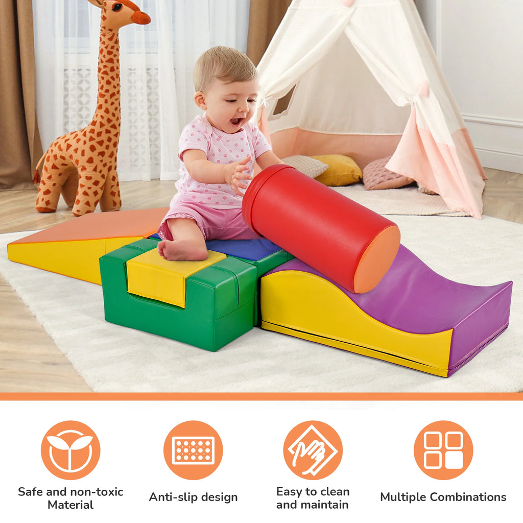 🦖 Dinosaur Foldable Foam Climbing Play Set