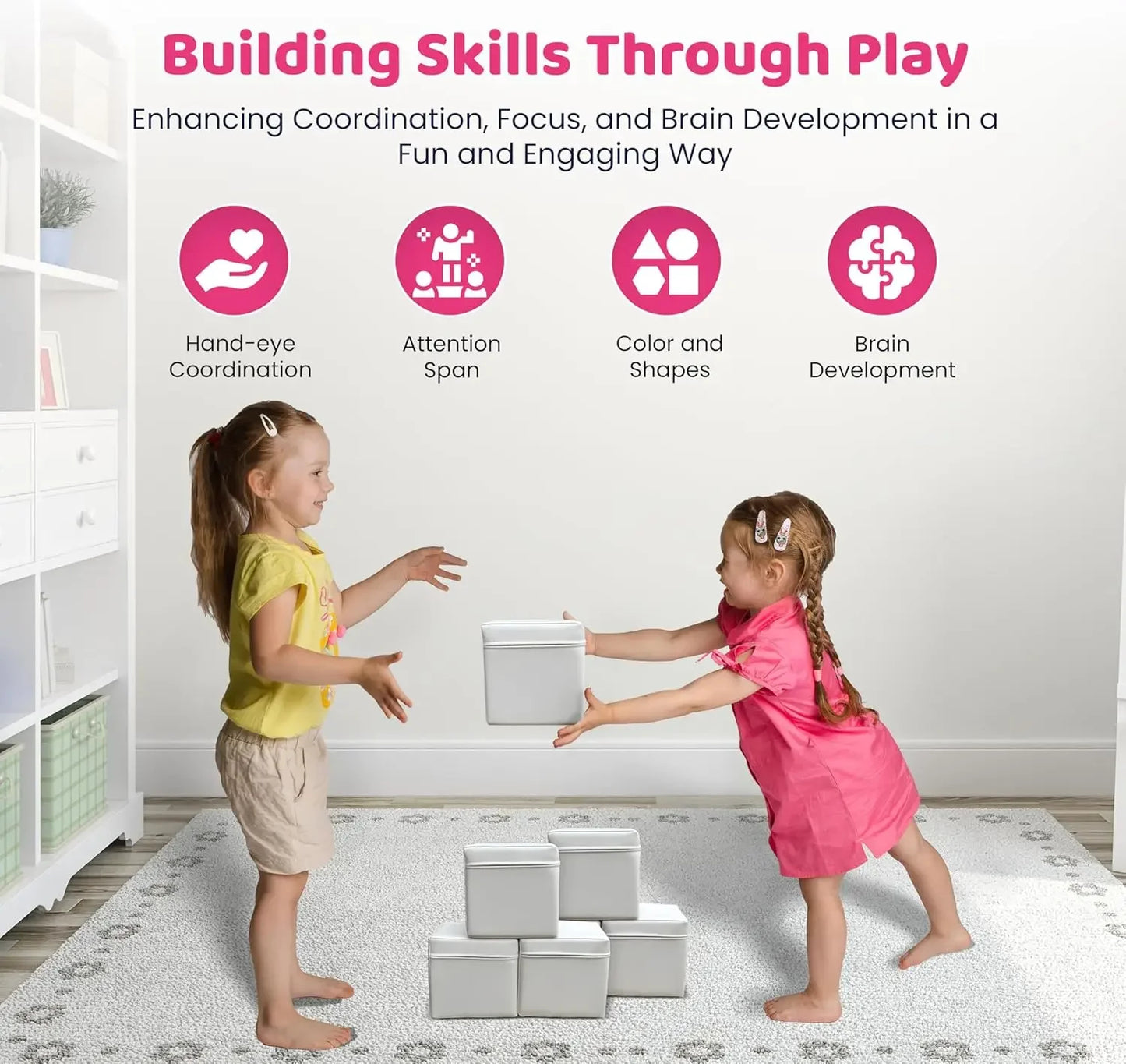 Educational Foam Building Blocks for Babies