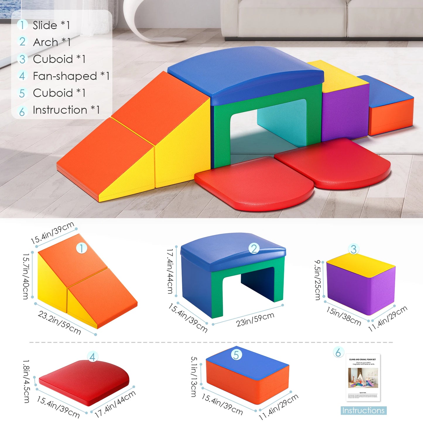 Climbing Toys for Toddlers | 11pcs