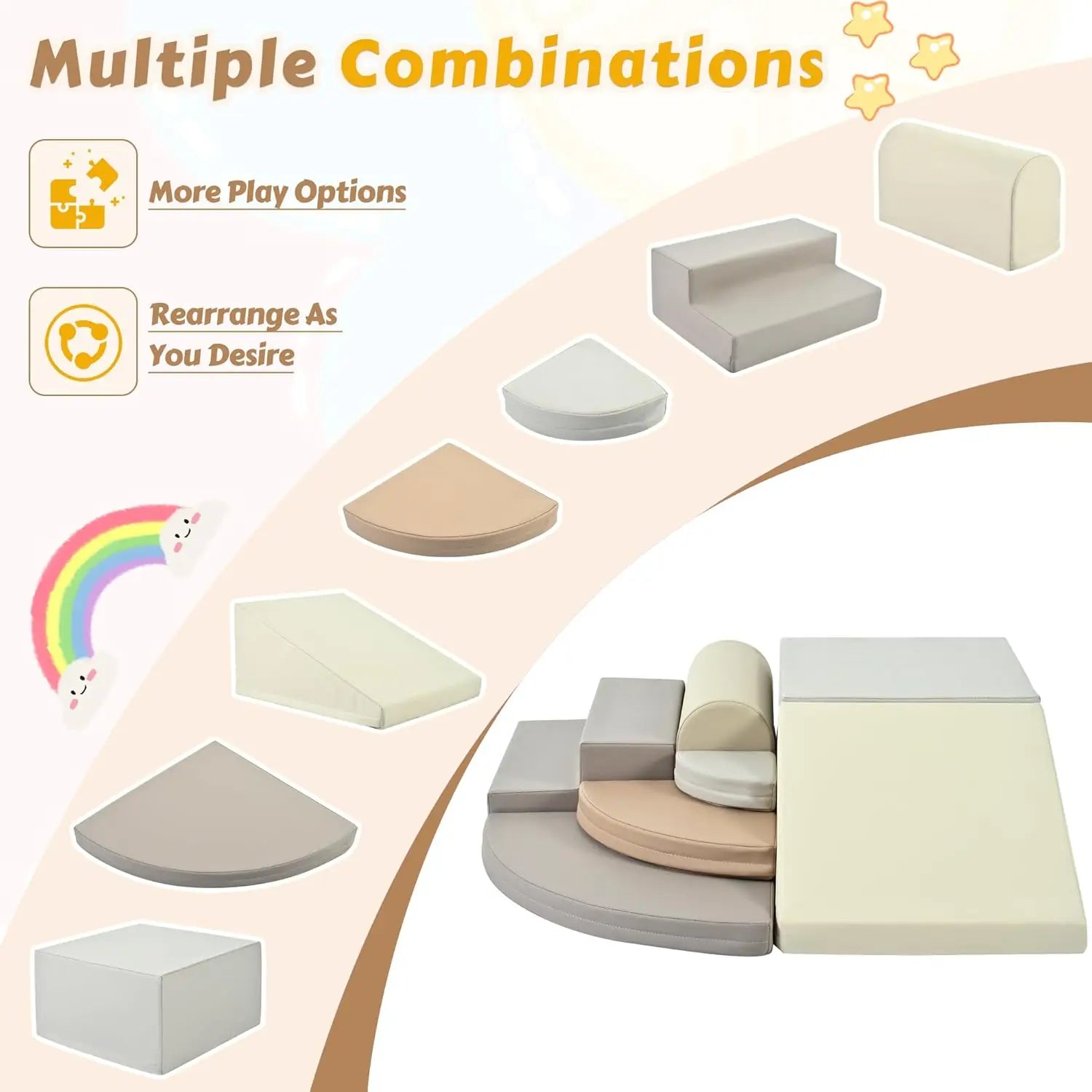 7-Piece Soft Foam Blocks