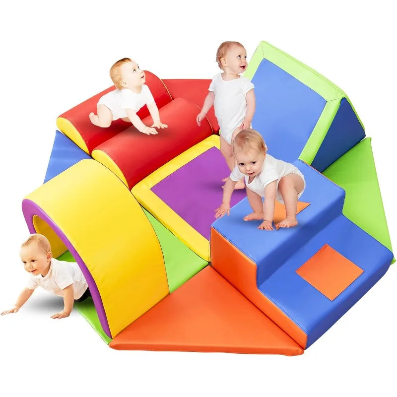 11pcs Indoor Soft Play Foam Blocks
