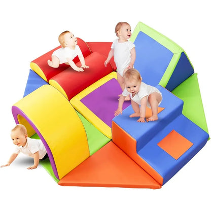 11pcs Indoor Soft Play Foam Blocks
