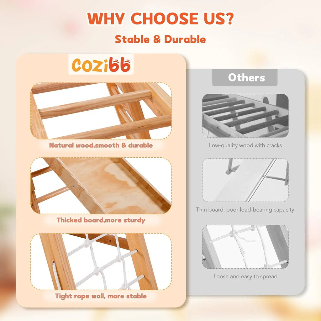 7-in-1 Indoor Jungle Gym for Kids