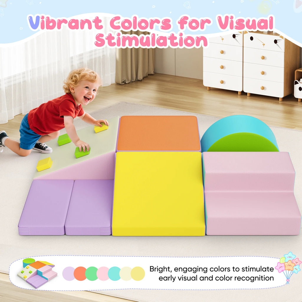 Soft Foam Climbing Blocks Set