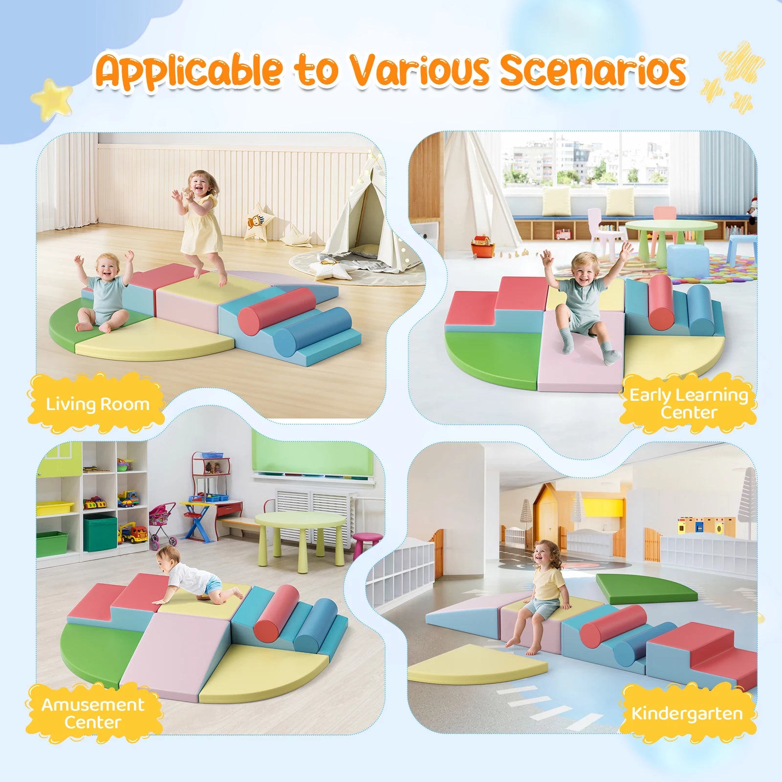 8-Piece Soft Foam Blocks