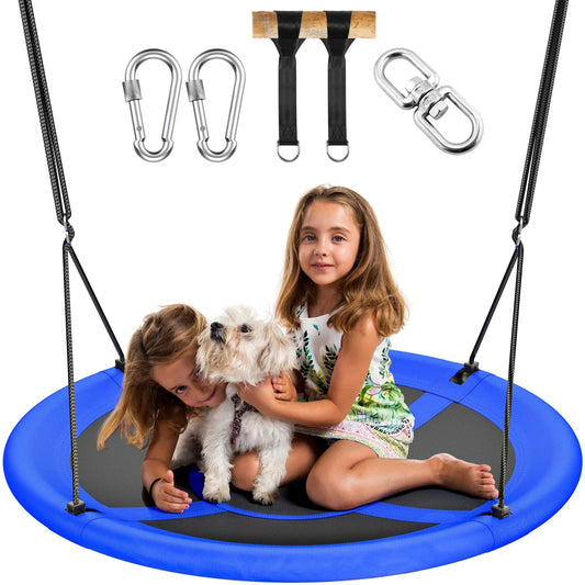 🌈 43" UFO Tree Swing for Kids & Adults