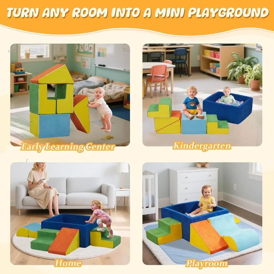Huggy Soft Climber & Ball Pit Set